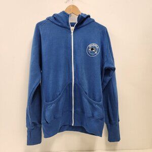 Sea World Hoodie Mens Size Large Blue w/ Thumbholes